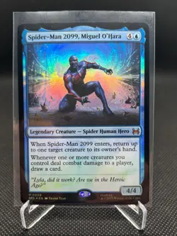 Spider-Man 2099, Miguel O'Hara - MTG Magic - Marvel's Spider-Man Eternal NM FOIL - Image 1