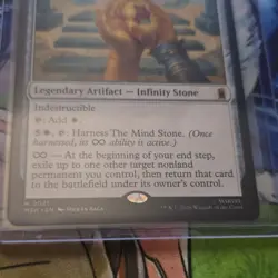 MTG Marvel Super Heroes - The Mind Stone - MSH 0021 - NM Mythic Infinity Stone - Image 3