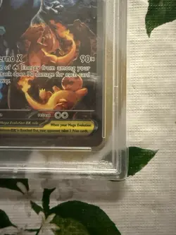 PSA 10 2025 Pokemon Mega Charizard X ex 125/094 Phantasmal Flames SIR Holo - Image 2