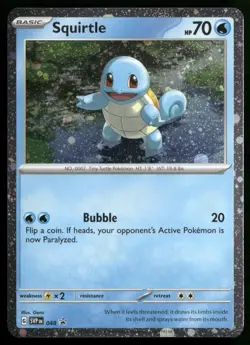 Squirtle - (Cosmos Holo) 048 SV: Scarlet & Violet Promo Cards Pokemon TCG - Image 1