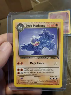 Dark Pokemon Card Lot Golduck Machamp Flareon 27 35 38 /82 - Image 5