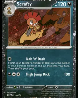 Scrafty - (Cosmos Holo) Promo SV: Scarlet & Violet Promo Cards 188 Pokemon TCG - Image 1