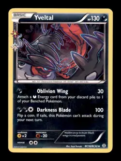 YVELTAL RC16/RC32 UC GENERATIONS POKEMON HOLO - Image 1