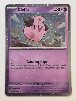 Cleffa 095 Cosmos Holo Promo Scarlet & Violet Promo Pokemon Near Mint SVP - Image 1