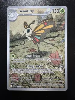 Beautifly 219/217 Illustration Rare Ascended Heroes Pokemon Holo - Image 1