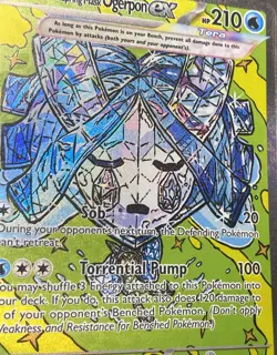 Pokemon Wellspring Mask Ogerpon EX 152/131 Prismatic Evolutions Holo SIR - Image 2