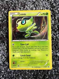 Pokemon Cards Celebi Holo XY187 Black Star Promo LP/NM Cond - Image 2