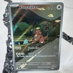 Kangaskhan 204/182 Illustration Rare, Destined Rivals, Holo, Pokemon TCG, NM - Image 1