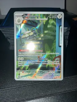 Ferrothorn NM 209/182 Paradox Rift Pokemon Illustration Rare - Image 2
