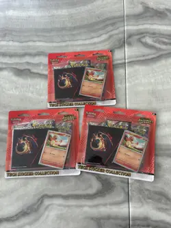 Ascended Heroes 3 Pack Tech Sticker Triple Blister Charmander Pokemon TCG x3 - Image 1