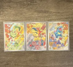 Pokemon First Partners Series 2 Chikorita Cyndaquil Totodile - Image 1