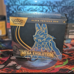 SEALED Pokemon TCG Mega Evolution Elite Trainer Box - Lucario - 1 Box - Image 1