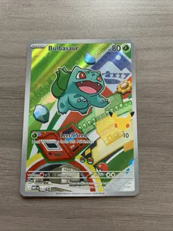 Pokemon Bulbasaur MEP 037 First Partner Illustration Rare Promo 30th Anniversary - Image 2
