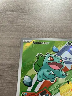 Pokemon Bulbasaur MEP 037 First Partner Illustration Rare Promo 30th Anniversary - Image 3
