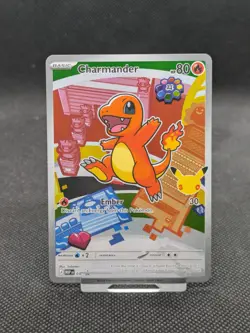 Pokemon Charmander MEP 038 Black Star Promo First Partner Illustration MINT! - Image 1