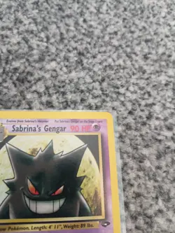 Pokemon TCG Gym Challenge Sabrina's Gengar 29/132 Non Holo WOTC Vintage Rare - Image 2