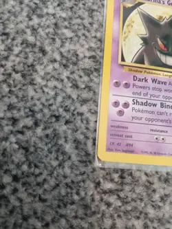 Pokemon TCG Gym Challenge Sabrina's Gengar 29/132 Non Holo WOTC Vintage Rare - Image 5