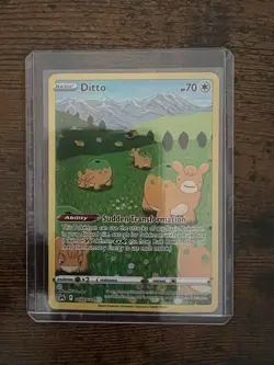 Pokemon Ditto GG22/GG70 Crown Zenith Galarian Gallery Figure NM/M Condition - Image 1
