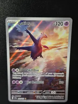Latios 203/191 SV08 Surging Sparks Illustration Rare Holo Full Art EN 2024 - Image 3