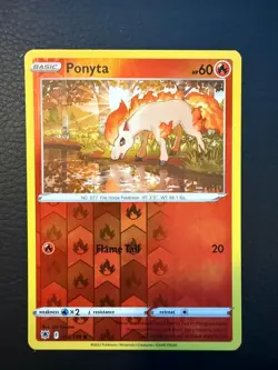 Ponyta 021/189 Common Astral Radiance Pokemon Reverse Holo Near Mint - Image 1