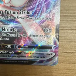 The Pokemon Company Mew VMAX 114/264 Fusion Strike Ultra Rare Holo Eng 310HP - Image 4