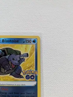 Radiant Blastoise 018/078 Pokemon GO NM-M - Image 4