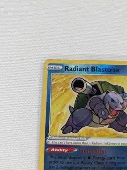 Radiant Blastoise 018/078 Pokemon GO NM-M - Image 5