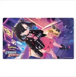 Pokemon Marnie & Morpeko Crown Zenith Playmat - New - Image 1