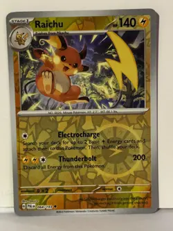 Raichu - Reverse Holo 064/193 SV02: Paldea Evolved NM Pokemon Fast Ship - Image 1