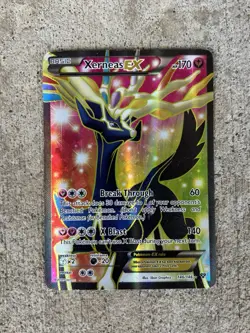 Pokemon TCG Xerneas EX 146/146 XY Full Art Holo Ultra Rare Basic HP 170 - Image 1