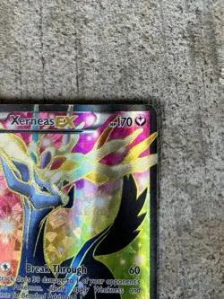 Pokemon TCG Xerneas EX 146/146 XY Full Art Holo Ultra Rare Basic HP 170 - Image 3
