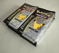 36 POKEMON CELEBRATIONS 25th ANNIVERSARY FACTORY SEALED BOOSTER PACKS - Image 1