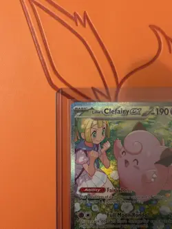 Pokemon TCG Lillie's Clefairy ex 184/159 Sv09 Journey Together SIR Full Art Holo - Image 2