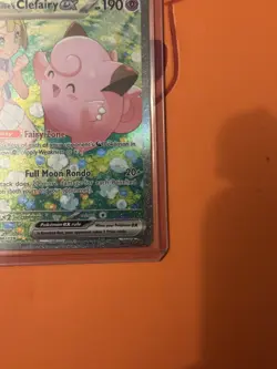 Pokemon TCG Lillie's Clefairy ex 184/159 Sv09 Journey Together SIR Full Art Holo - Image 5