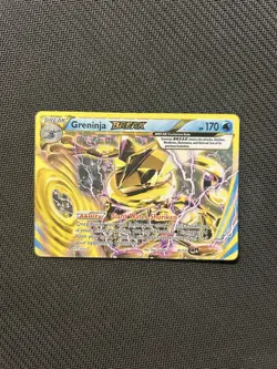 Pokemon TCG Greninja Break 41/122! Damaged Condition! See Description! - Image 1