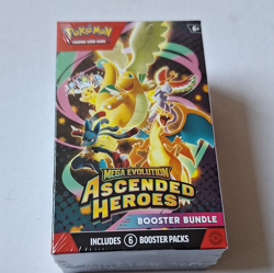 Pokemon TCG Mega Evolution—Ascended Heroes Booster Bundle 6 Packs (60 Cards) - Image 1