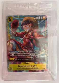 Monkey D. Luffy OP07-109 V.1 Promo Holo EN English Sealed One Piece Card - Image 1