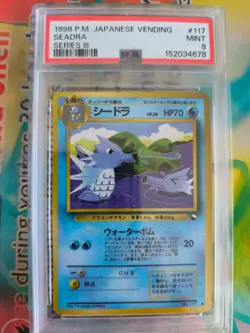 Pokemon Karte Card Seemon Seadra Vending Expansion Sheet Glossy japanese PSA 9 - Image 2