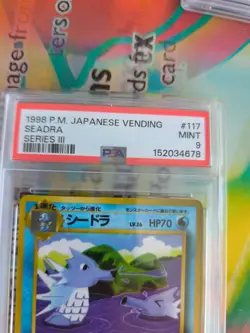 Pokemon Karte Card Seemon Seadra Vending Expansion Sheet Glossy japanese PSA 9 - Image 4