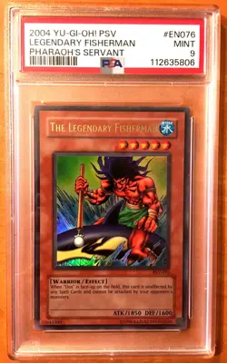 Yugioh The Legendary Fisherman - Ultra Rare PSV-076 - PSA 9 Mint - Image 1