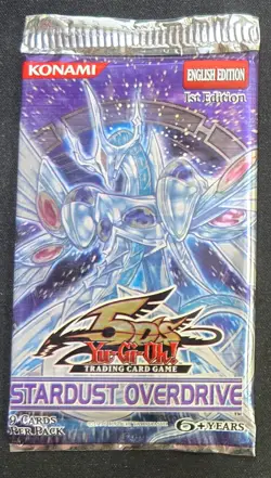 Yu-Gi-Oh! 5D's Stardust Overdrive 1st Edition Sealed Booster Pack - Image 1
