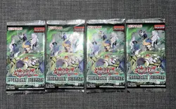 Lot of 4 YuGiOh! Legendary Duelists Synchro Storm Sealed Booster Packs 1st Ed - Image 1