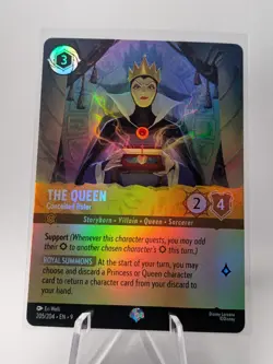 Disney Lorcana Fabled - The Queen - Conceited Ruler- Epic - 205/204 Holo - Image 1