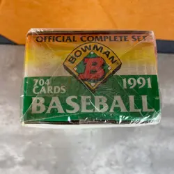1991 Bowman Baseball Official Complete Set 704 Cards Factory Sealed Topps VTG - Image 4