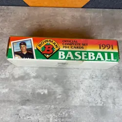 1991 Bowman Baseball Official Complete Set 704 Cards Factory Sealed Topps VTG - Image 5