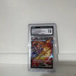 CGC 10 Team Rocket's Moltres ex 124/098 Sv10 SAR Holo Japanese 2025 - Image 1
