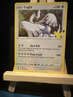 Pokemon TCG Lugia Celebrations Holo Rare Card 022/025 - Image 1