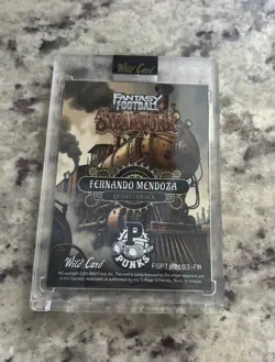 Fernando Mendoza 2026 Wild Card FF Steampunk True Anime Punk #d 1/1 Raiders - Image 2