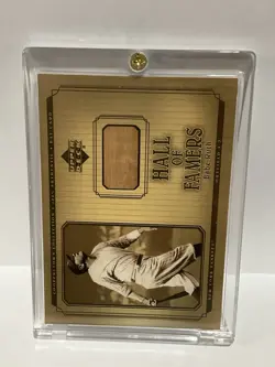 2001 Babe Ruth Upper Deck Hall Of Famers #B-BRU Game Used Bat Card - Image 2