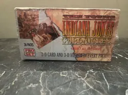 YOUNG INDIANA JONES CHRONICLES Pro Set Factory Sealed Trading Card BOX 36 Packs - Image 3
